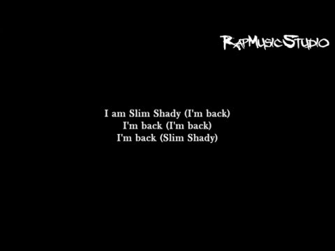 Eminem - I'm Back | Lyrics on screen | Full HD
