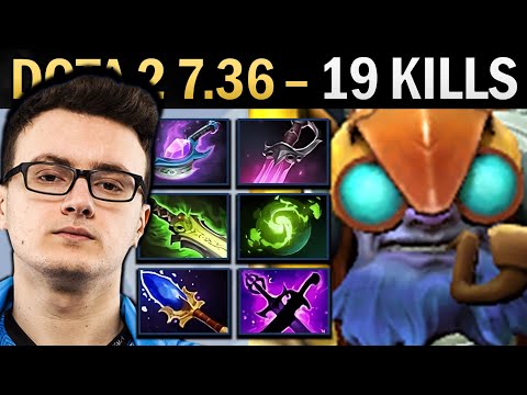 Tinker Gameplay Miracle with Refresher and 19 Kills - Dota 2 7.36