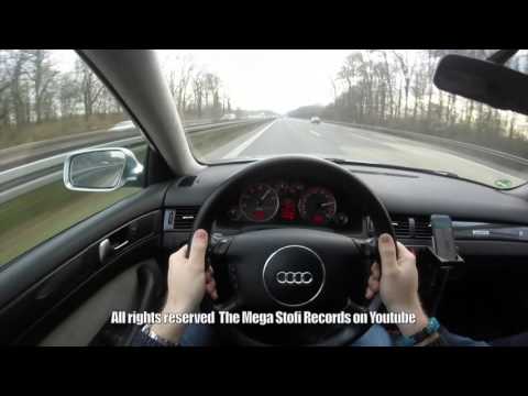 Audi S6 4.2 V8 Avant, on German Autobahn - POV Top Speed Drive