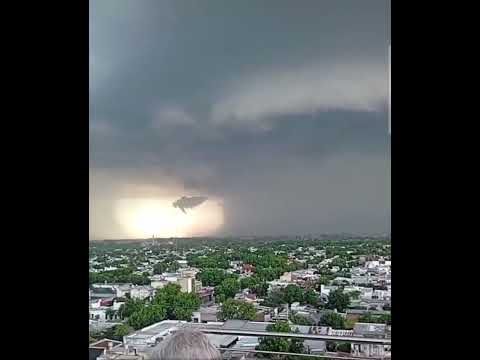 Fuerte tormenta en Bragado pcia de bs as el 31/12/25 #tormenta 🎥 Tormentas Argentinas