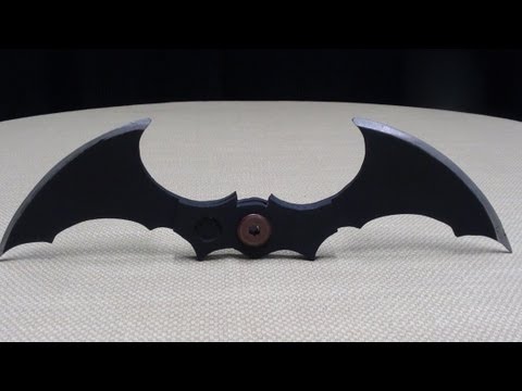 Custom Batman Arkham Asylum/City BATARANG by EGT1984: EmGo's DC Comics Reviews N' Stuff