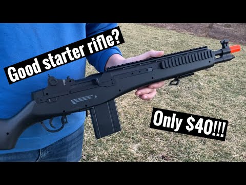 Crossman M14 Airsoft Rifle Full Review and (Firing Test)
