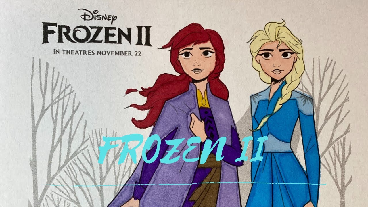 Frozen II Coloring Video - Anna & Elsa