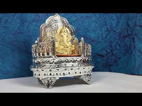 Artisanal Spiritual Throne with Chatra for Devi devta shaligramji video