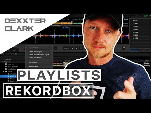 How to make playlist on Rekordbox