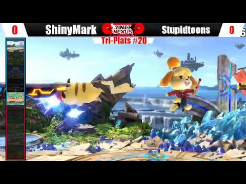 Tri-Plats Only #20 - Winner's R2 - Shinymark (Pikachu) Vs StupidToons (Isabelle)