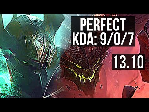 MORDEKAISER vs MALPHITE (TOP) | 9/0/7, Legendary | KR Master | 13.10