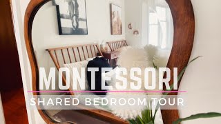 Montessori Toddler Bedroom Tour|Montessori Shared Bedroom #montessoriwithhart