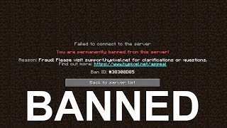 BANNED ON HYPIXEL FOR 1 YEAR
