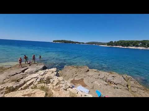 Beaches in Pula city, Croatia