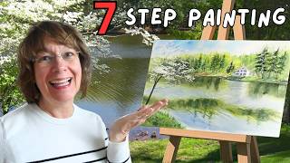Master Watercolor Reflections in this Stunning Lake Scene Tutorial