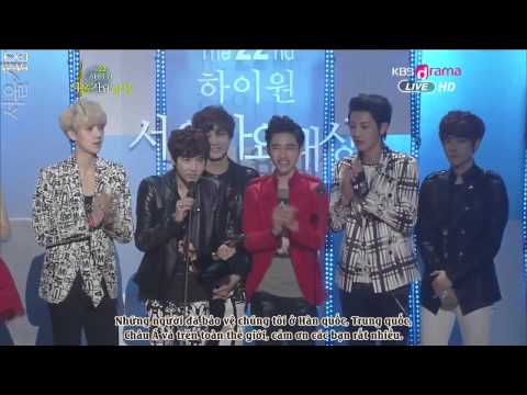 [S4E Team][Vietsub][130131] EXO-K - Win Rookie Award @ 22nd Seoul Music Awards