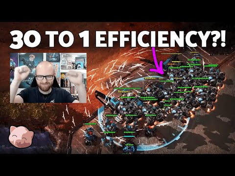 World Record TRIFECTA! uThermal's 1 Terran vs 7 Insane Protoss AI (PiG Reacts) - StarCraft 2