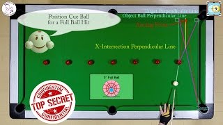 X-System Secret Revealed - Aiming Bank Shots - Exercise #25 - Pool & Billiard Training Lesson