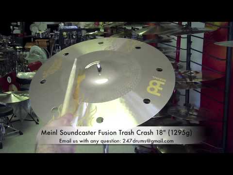 Meinl Soundcaster Fusion Trash Crash 18" (1295g) 247drums SR (Sound Review) BWYH (Buy What You Hear