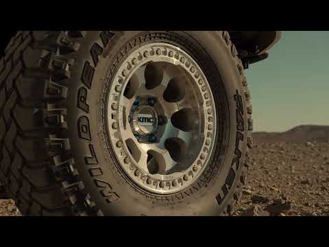 KMC KM237 Riot Beadlock - Machined - 17x9 - GMC Sierra