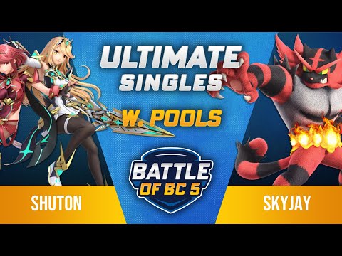 Shuton (Pyra/Mythra) vs Skyjay (Incineroar) - Ultimate Singles Winners Top 64 - Battle of BC 5