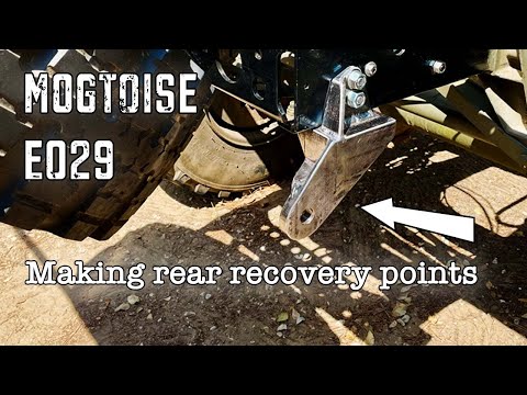 Unimog Camper E029 - Making rear recovery points
