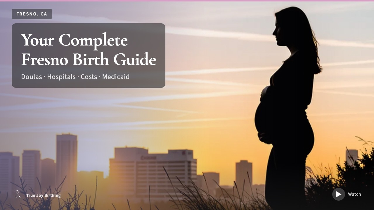 Fresno Doula & Birth Plan Guide: Costs, Hospitals & Medicaid (First-Time Mom) — press play to watch
