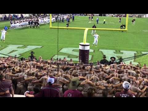 Aggie War Hymn Texas A&M Corp Of Cadets End Of Game Tradition 2018