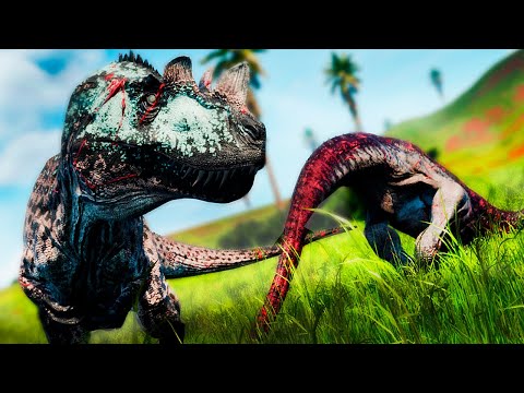 Vida Difícil do Ceratossauro Jovem! Família Deino e Raptor Não Amigável | The Isle Evrima | (PT/BR)