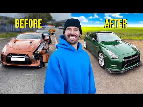 I REBUILT A WRECKED NISSAN GTR | FULL BUILD