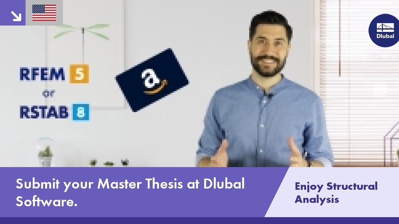 Submit your Master Thesis at Dlubal Software.