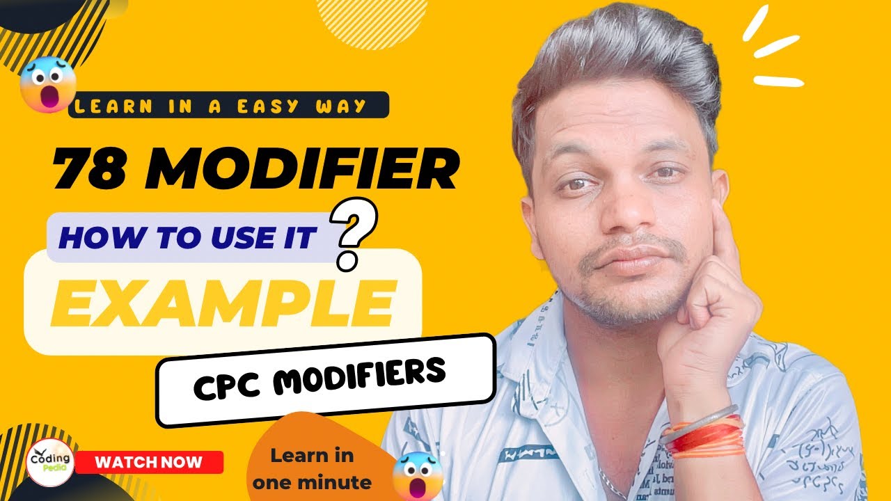 Modifier 78 ll How to use 78 modifier ll AAPC #78modifier #modifier78 #modifier #CPC