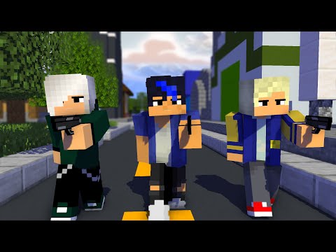 CAPTURED LOVE MEME FIRST MEET APHMAU BAD BOYS CREW TRAVIS EIN GARROTH - MINECRAFT ANIMATION #shorts