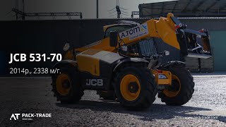 Телескопічний навантажувач JCB 531-70 2014 р. 55 кВт. 2348 м/г., № 2932 St