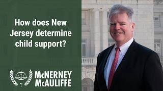 How do courts in New Jersey determine child support? 