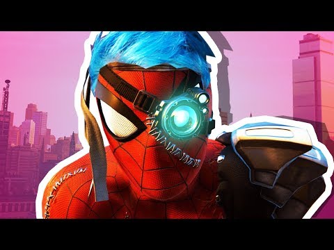 CYBER Spider-Man! (Spiderman PS4 Silver Lining DLC ENDING)