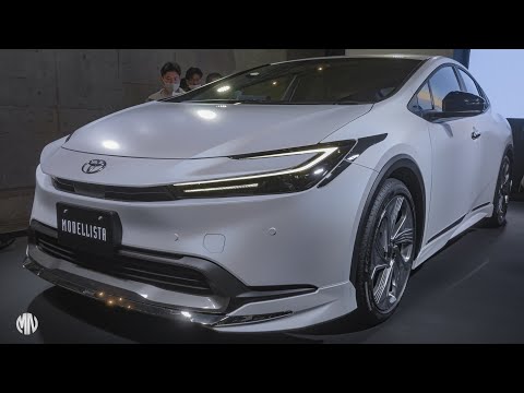 早くも登場した新型プリウスのカスタム車両。モデリスタブース