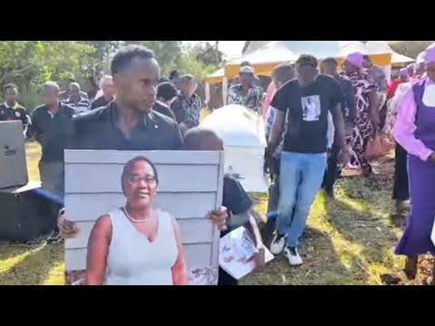 😭😭Finally the mother of KHALIF KAIRO LAID to rest in her village area