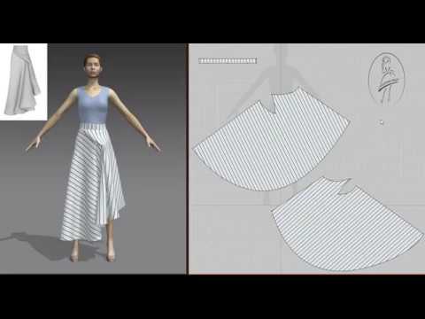 Skirt Maticevski and my version of the pattern of this skirt