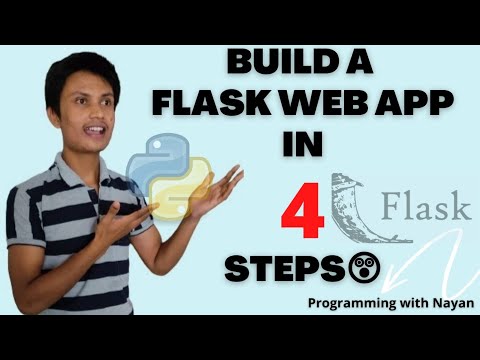 #1 Python Flask Tutorial | In just 4 Steps | Step by step simple flask web app creation