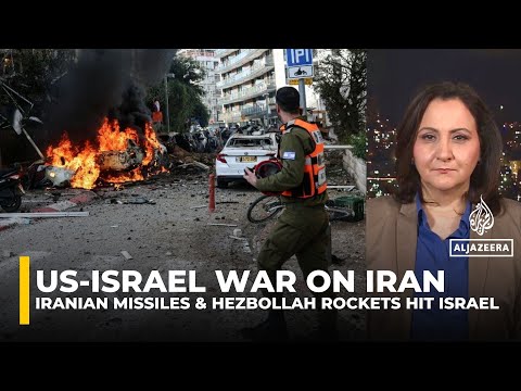 Iranian missiles and Hezbollah rockets hit Israel, causing widespread damage in multiple cities
