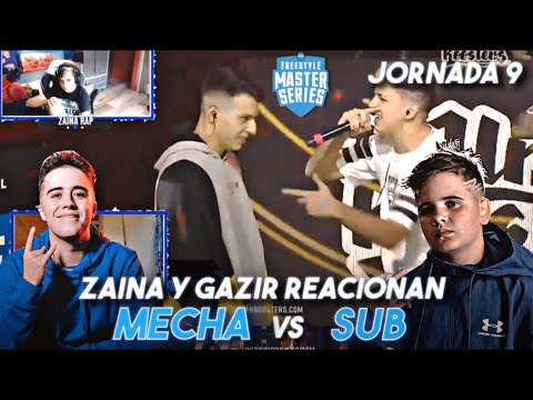 ZAINA Y GAZIR REACCIONAN MECHA VS SUB / MINUTOS LIBRES / FMS ARGENTINA 2021 JORNADA 9