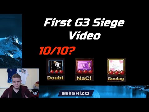 G3 Siege - Doubt VS NaCl VS Goolag - First time siege content - Summoners War