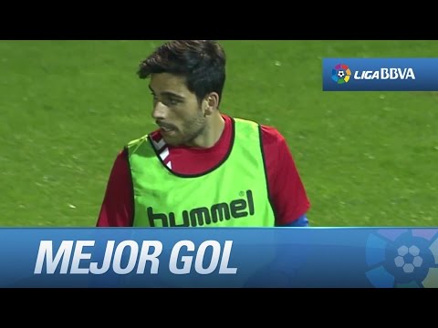 Golazo de Bóveda por la escuadra en el SD Eibar - Granada CF