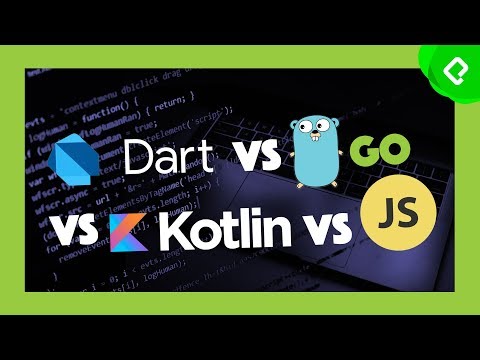 Dart vs. Go vs. JavaScript vs. Kotlin