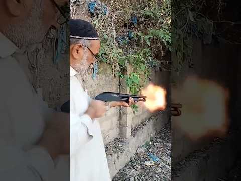 12 gauge pump action shot gun