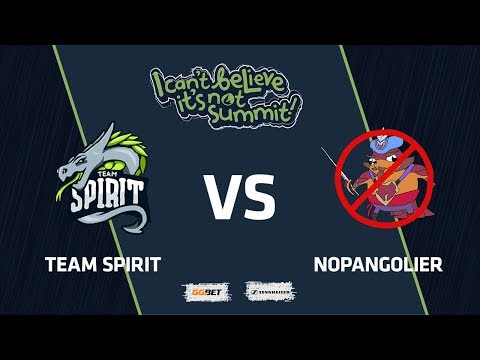 Team Spirit vs NoPangolier, Game 2, Playoff, I Can't Believe It's Not Summit
