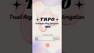 TRPO - Trust Region Policy Optimization paper explained in a min. #trpo #rl #ai #ppo #rlhf