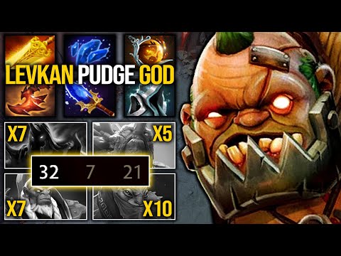 OMG 32KILLS!!! LEVKAN PUDGE ABSOLUTELY HAS NO MERCY | TANKY MODE 7.28 | Pudge Official