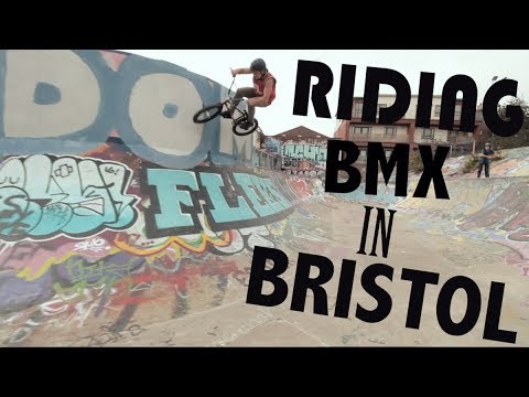 BMX RIDING IN BRISTOL *ENGLAND*