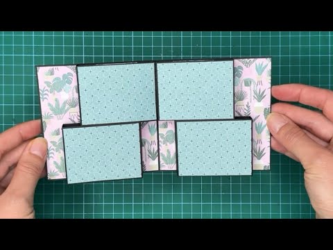 Mini Pop-Up Card for 4 Photos | Explosion Box Card | Tutorial