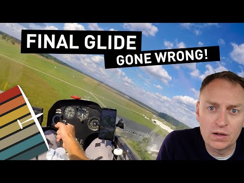 Glider Near Crash on Final Glide: Instructor Reacts!