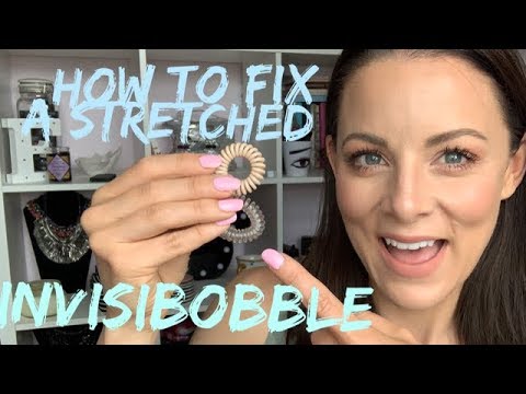 HOW TO FIX A STRETCHED OUT INVISIBOBBLE | Fixing a...