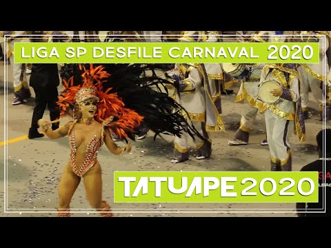 Liga Carnaval SP 2020 / Acadêmicos do Tatuapé Desfile Liga São Paulo Brazil Carnaval 2020